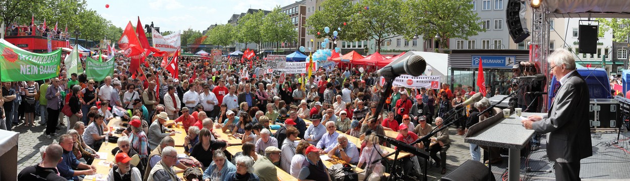 1. Mai DGB Kundgebung auf dem Heumarkt 