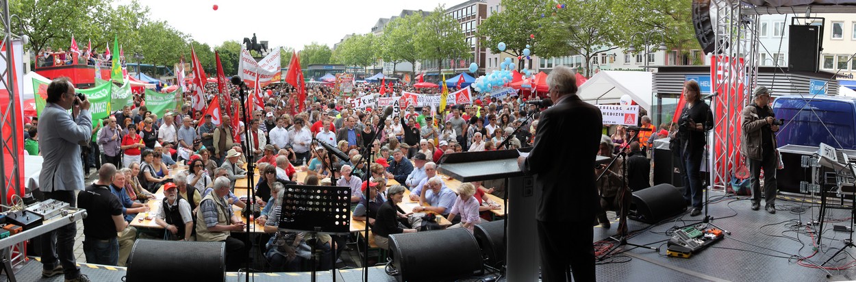 1. Mai DGB Kundgebung auf dem Heumarkt 
