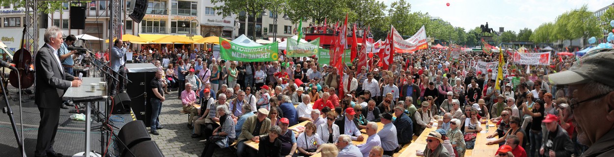 1. Mai DGB Kundgebung auf dem Heumarkt 