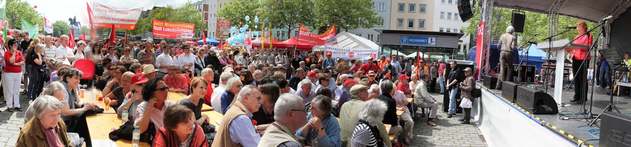 1. Mai DGB Kundgebung auf dem Heumarkt 