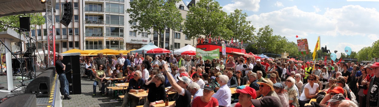 1. Mai DGB Kundgebung auf dem Heumarkt 