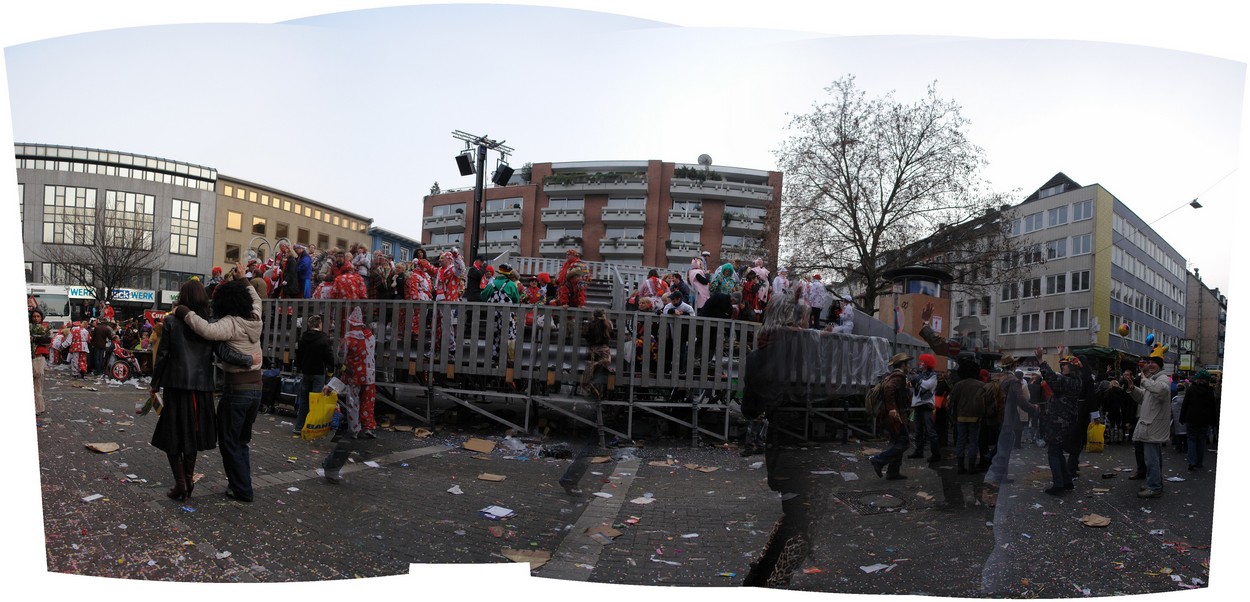 Rosenmontag 2007 - Nach dem Zug
