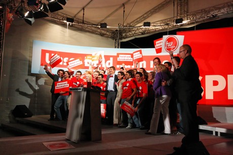 wahlkundgebung