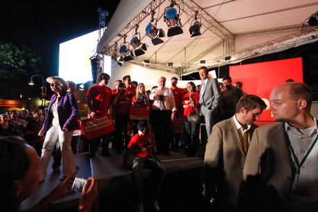wahlkundgebung