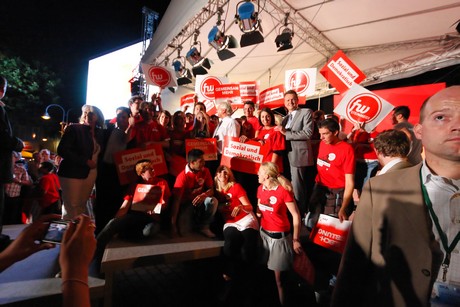 wahlkundgebung