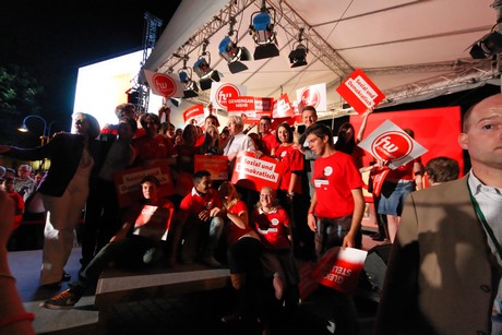 wahlkundgebung