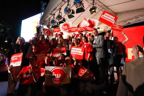 wahlkundgebung