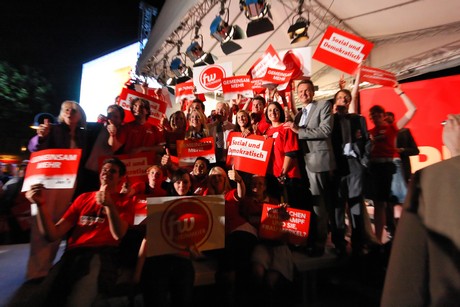 wahlkundgebung